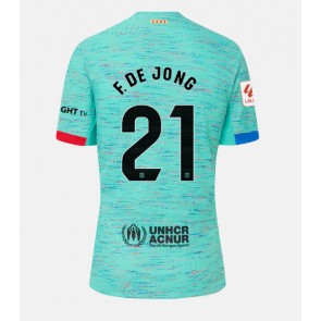 Barcelona Frenkie de Jong #21 Koszulka Trzecich 2023-24 Krótki Rękaw